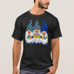 Jewish Menorah Three Gnomes Chanukah Gnome Hanukka T-Shirt<br><div class="desc">Jewish Menorah Three Gnomes Chanukah Gnome Hanukkah</div>