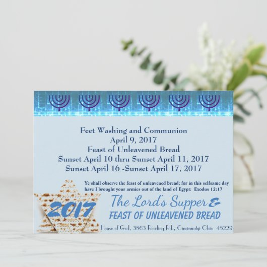 Jewish Passover (Stehend Vorderseite)