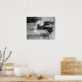 Jewish People with Tanakh on Yom Kippur Poster (Küche)