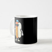 Jewish Pjs Hotdog Funny Food Hanukkah Pajamas Chan Kaffeetasse (Vorderseite Links)