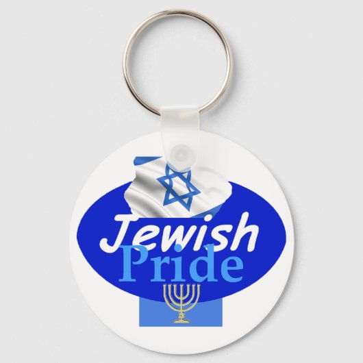 JEWISH PRIDE Schlüsselanhänger (Vorderseite)