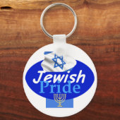 JEWISH PRIDE Schlüsselanhänger (Vorderseite)