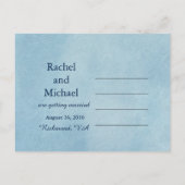 Jewish Save the Date Star von David Ankündigungspostkarte (Rückseite)