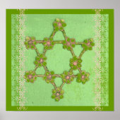 Jewish Star Judaika Fine Art Poster (Vorne)