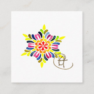 Jewish Star Mandala Art Begleitkarte