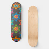 Jewish Stars Anpassbare Skateboards - Geschenke (Vorderseite)