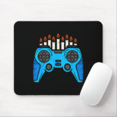Jewish Video Game Gamer Hanukkah Chanukah Men Boy  Mousepad (Mit Mouse)