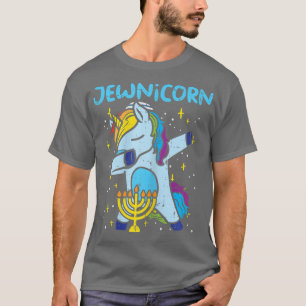 Jewnicorn Dab Unicorn Hanukkah Pajamas Chanukah PJ T-Shirt