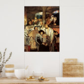 Jews Praying by Maurycy Gottlieb - Circa 1878 Poster (Küche)