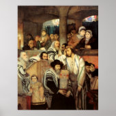 Jews Praying by Maurycy Gottlieb - Circa 1878 Poster (Vorne)