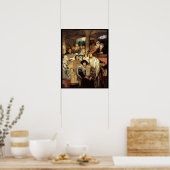 Jews Praying by Maurycy Gottlieb - Circa 1878 Poster (Küche)