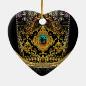 Jeygraneau Elegant Monogram Keramikornament (Hinten)