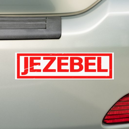 Jezebel-Briefmarke Autoaufkleber (Auf Auto)