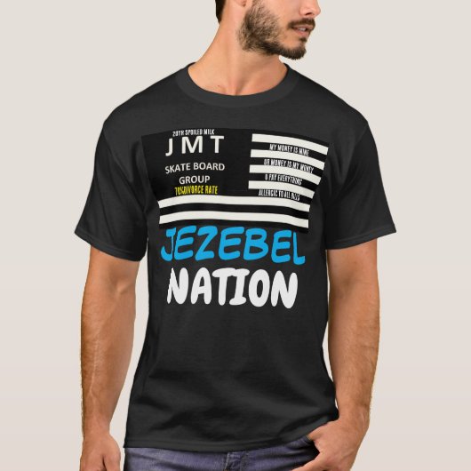 JEZEBEL NATION Basic Dark T - Shirt (Vorderseite)