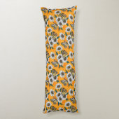 Jezebel-Schmetterlinge und dunkle Blume Seitenschläferkissen (Rückseite (Vertikal))