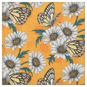 Jezebel-Schmetterlinge und dunkle Blume Stoff (Muster)