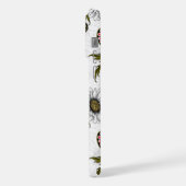 Jezebel-Schmetterlinge und weiße Blume iPhone Hülle (Linke Seite)