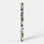 Jezebel-Schmetterlinge und weiße Blume Samsung Galaxy Hülle (Rechte Seite)