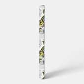 Jezebel-Schmetterlinge und weiße Blume Samsung Galaxy Hülle (Linke Seite)