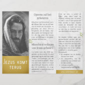Jezus komt terug christelijk traktaat (Vorderseite)