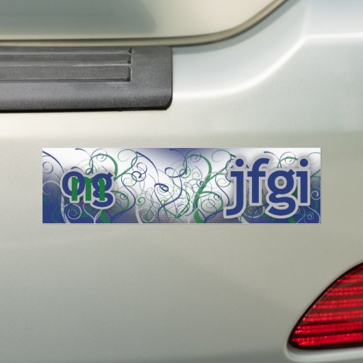 JFGI AUTOAUFKLEBER (Auf Auto)