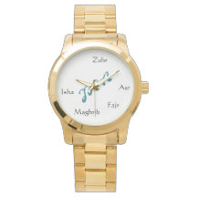 JFIA Tazkir Collection Gold Womens Watch