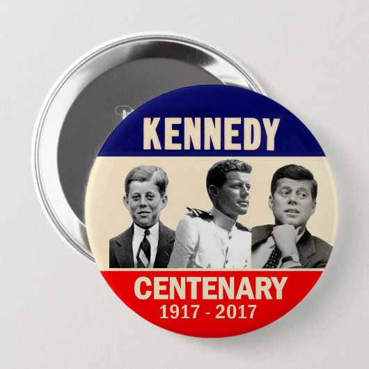 JFK 100. Geburtstag Button (Vorne & Hinten)