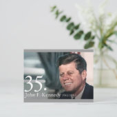JFK 35 POSTKARTE (Stehend Vorderseite)