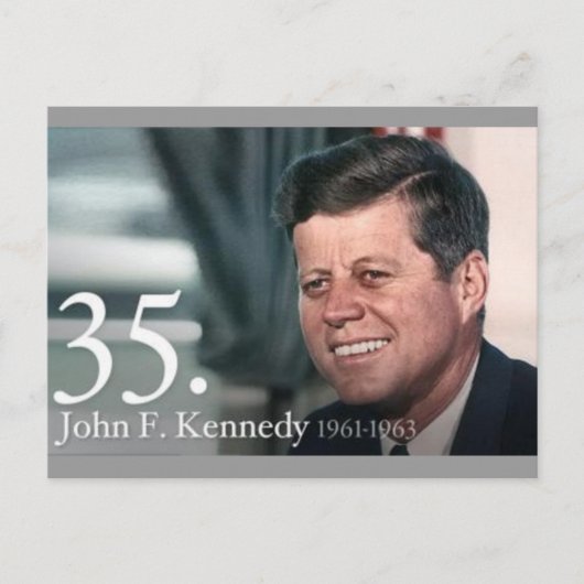 JFK 35 POSTKARTE (Vorderseite)