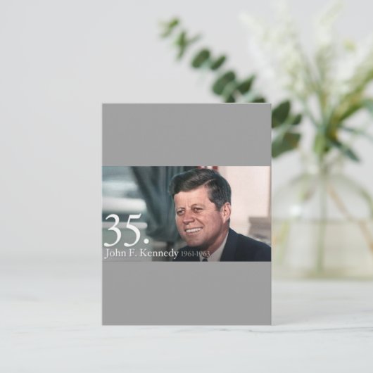 JFK 35 POSTKARTE (Stehend Vorderseite)