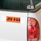 JFK 464 License Style Autoaufkleber (Auf Lkw)