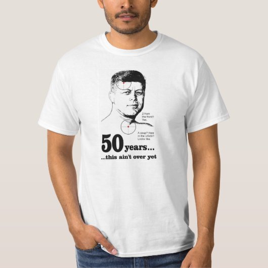 JFK 50. Jahrestag T-Shirt (Vorderseite)