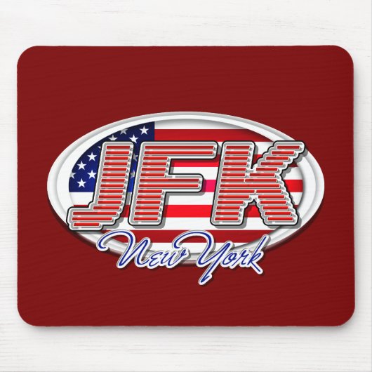 JFK Airport Code Mousepad für Reisende (Vorne)