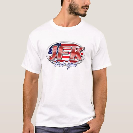 JFK Airport Code New York T - Shirt (Vorderseite)