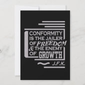 JFK-Angebot Einladung (Vorderseite)