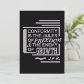 JFK-Angebot Einladung (Stehend Vorderseite)