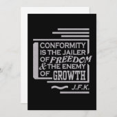 JFK-Angebot Einladung (Vorne/Hinten)