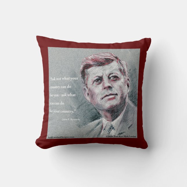 JFK & Angebot Kissen (Vorderseite)
