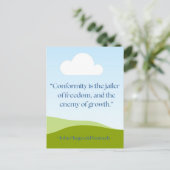 JFK-Angebot Postkarte (Stehend Vorderseite)