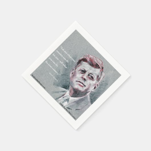 JFK & Angebot Serviette (Ecke)