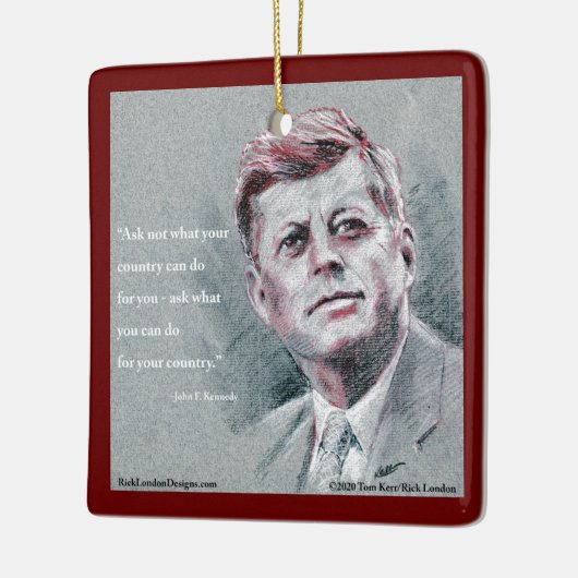 JFK & Angebotsstruktur Keramikornament (Links)