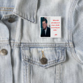 JFK & Ask Not Zitat Button (Beispiel)