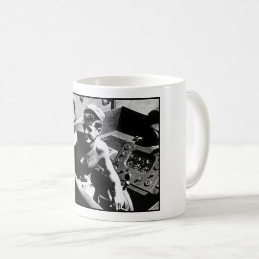 JFK auf PT-109 Kaffeetasse (VorderseiteRechts)