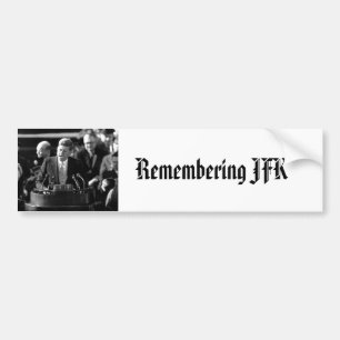 JFK-Aufklärung Autoaufkleber