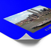 JFK BESUCHT DEN GROSSEN APPLE POSTER (Ecke)