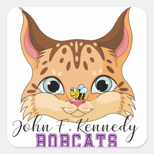 JFK Bobcats Aufkleber (Vorderseite)