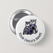 JFK Button: Anpassen Sie mich! Button (Vorne & Hinten)