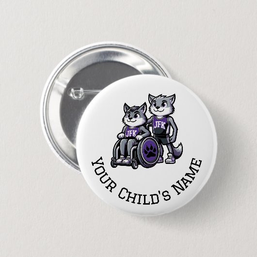 JFK Button: Anpassen Sie mich! Button (Vorne & Hinten)