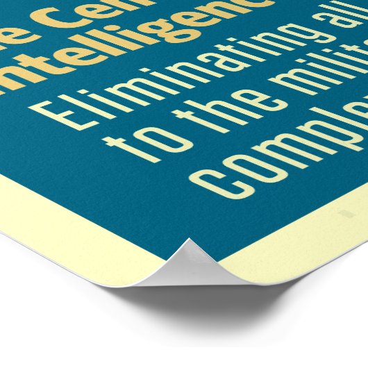 JFK CIA Poster (Ecke)