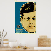 JFK CIA Poster (Küche)